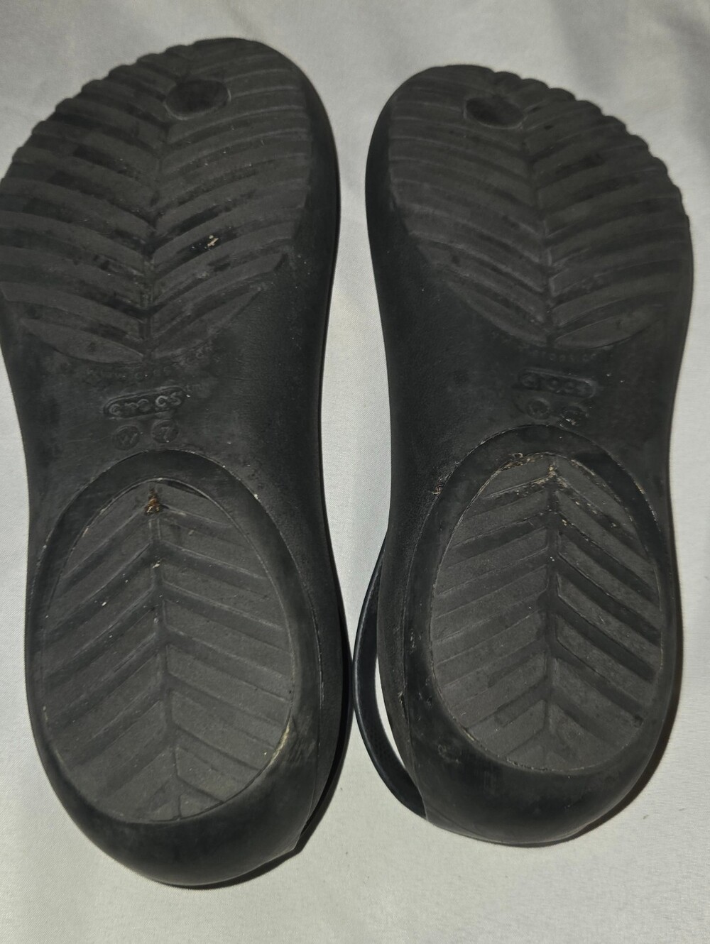 Crocs Sexi Serena Thong Sandals in Black Sz 7 - Picture 4 of 10